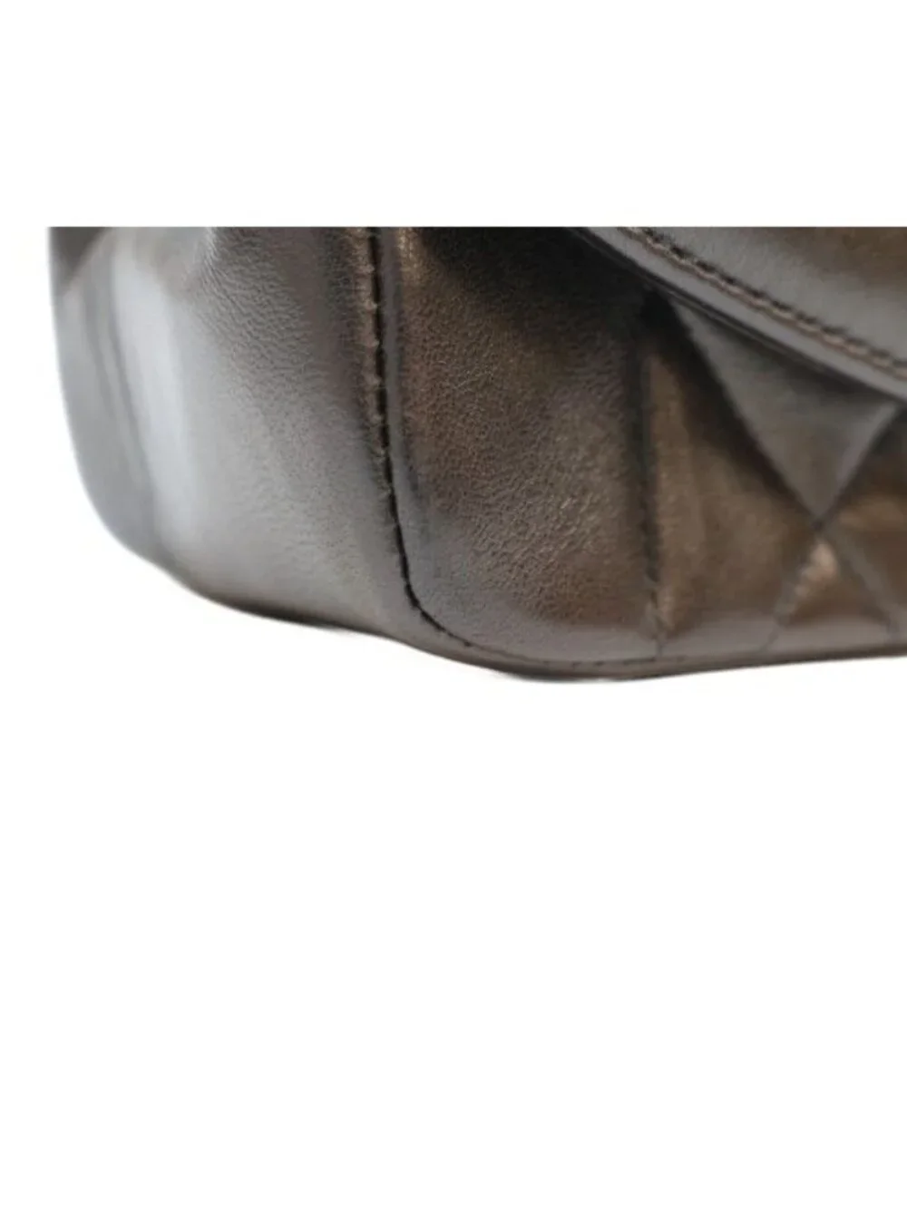 Chanel Black Quilted Lambskin Gold Diana 22 Shoulder